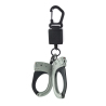 Porte-clés rétractable avec mousqueton conçu pour garder clés, badge ou petit accessoire