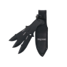 Lot de 3 couteau de lancer cold steel avec étui