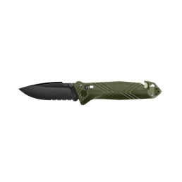 Couteau CAC Serration TB Outdoor fabriqué en France, conçu comme un couteau pliant de terrain