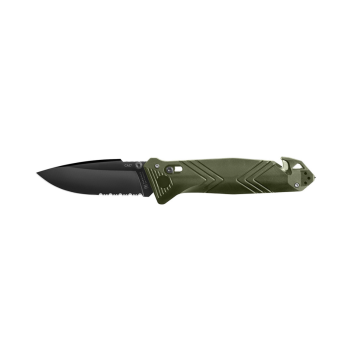 Couteau CAC Serration TB Outdoor fabriqué en France, conçu comme un couteau pliant de terrain