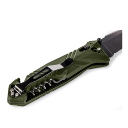 Lame Nitrox® 85 mm avec partie lisse et serrations.