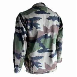 Veste treillis F2 camouflage CE occasion boutons protégés sous rabat