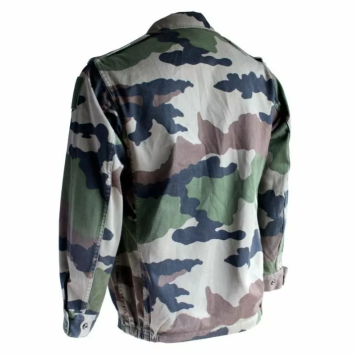 Veste treillis F2 camouflage CE occasion boutons protégés sous rabat