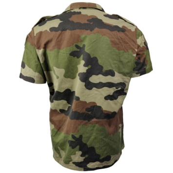 Chemisette militaire camouflage CE d’origine Armée française, à manches courtes,