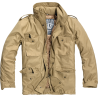 Veste M65 Classic BRANDIT Doublure amovible, capuche col look field jacket, usage 3 saisons