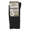 Chaussettes noires avec 40 % de laine mérinos