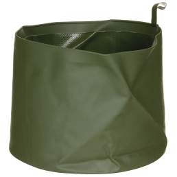 Cuvette pliable verte d'origine armée néerlandaise, pratique pour le bivouac