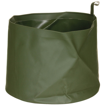 Cuvette pliable verte d'origine armée néerlandaise, pratique pour le bivouac