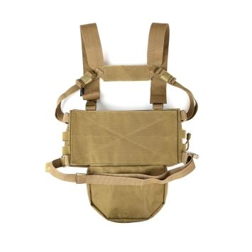 gilet tactique CHEST RIG compact coyote