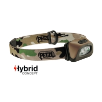 Lampe frontale PETZL hybride éclairage 4 couleurs + RGB Camo - 350 lumens