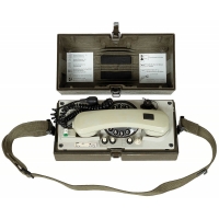 téléphone armée allemande occasion original avec caisse et sangle de transport