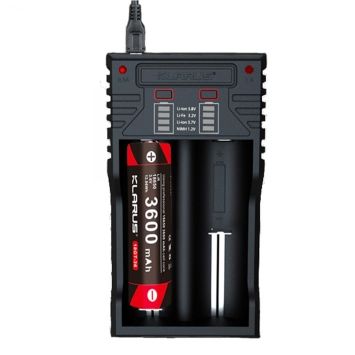 Chargeur pour 2 batteries rechargeables Klarus K2