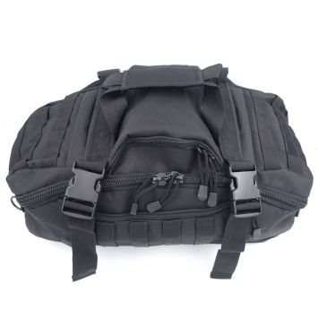 Sac à dos militaire 3 en 1 OPEX 26L Noir vue de profil