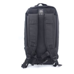 Sac à dos militaire 3 en 1 OPEX 26L Noir vue de dos avec sangles