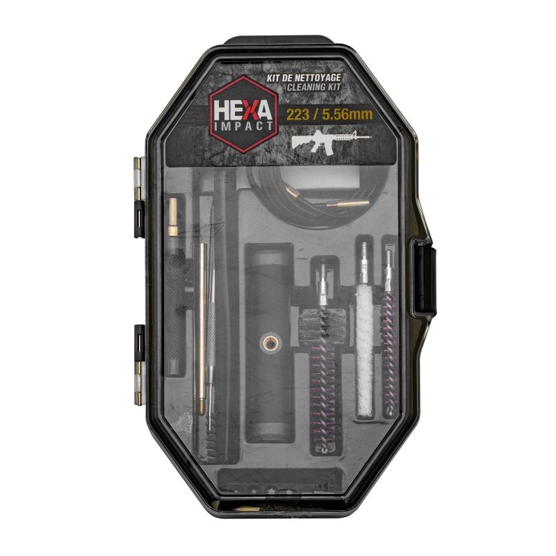 Kit de nettoyage HEXA IMPACT pour armes CAL .223 – 5.56