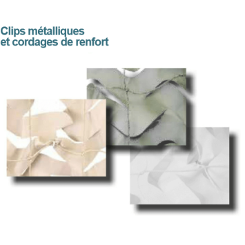 Filet triangulaire de camouflage 4m x 3m oeillet