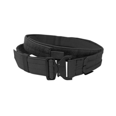 Kit ceinturon tactique avec sous-ceinture velcro noir