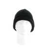 bonnet polaire noir 100% polyester vue de face