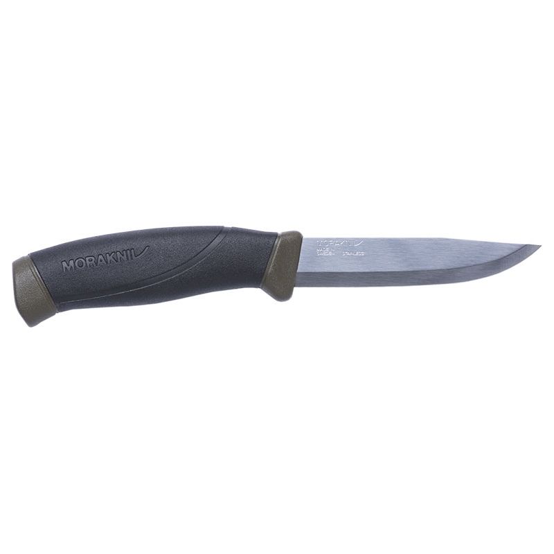 Couteau Companion vert MORAKNIV vue de profil