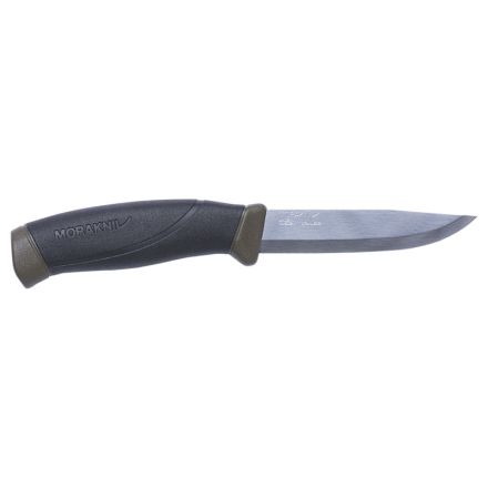 Couteau Companion vert MORAKNIV vue de profil