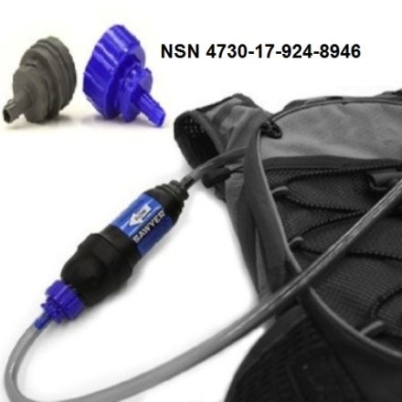 Adaptateur SAWYER IN-LINE Permet de placer le filtre directement sur le tuyau d’hydratation.