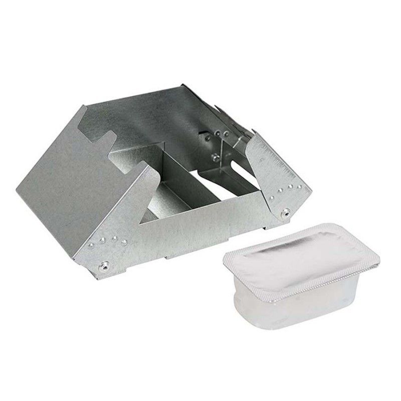 Coupe-vent De Camping Titane 19 Cm - Ultra Léger, Pliable - Économie De Carburant Réchaud