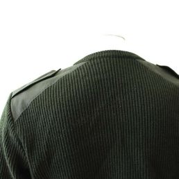 Pull col V Armée Française Vert occasion pas cher
