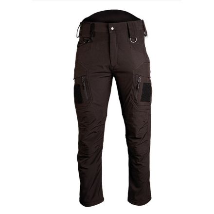 Pantalon Softshell noir, vue de face