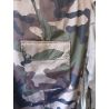 pantalon f2 camouflage ce, détail poche cargo à rabat, boutons pression et soufflet