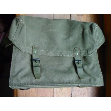 Musette toile et cuir Armée Française
