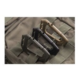Mousqueton tactique molle Trou porte-clés pour sécuriser clés, petit accessoire ou tirette.