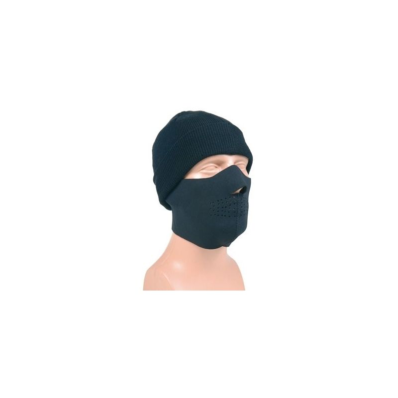 Masque protection en néoprène noir