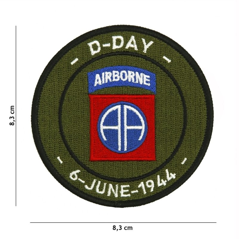 Écusson brodé D-Day AIRBORNE Thermocollant