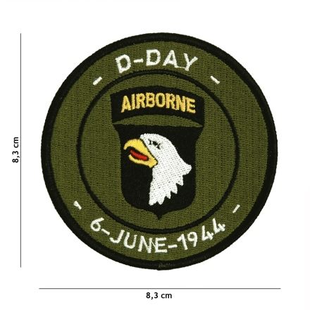 Écusson brodé D-Day AIRBORNE 101st Thermocollant