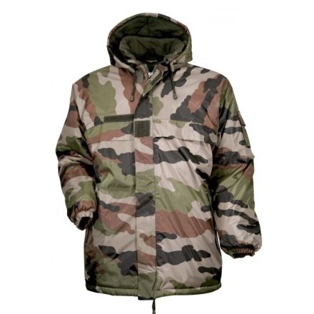 Coupe-vent fourré polaire vert