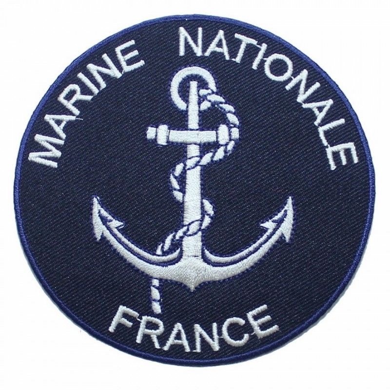 Écusson Marine Nationale France patch brodé - DAN MILITARY