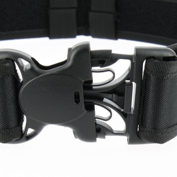 Ceinturon avec boucle sécurisée 50 mm Noir