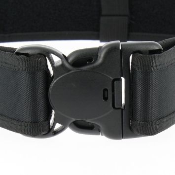 Ceinturon militaire avec boucle sécurisée Noir