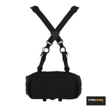 Ceinture de combat avec brelage Cordura noir