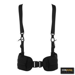Ceinture de combat avec brelage Cordura noir