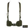 Ceinture de combat avec brelage Cordura vert