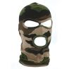 Cagoule militaire 3 trous 100% coton camouflage CE