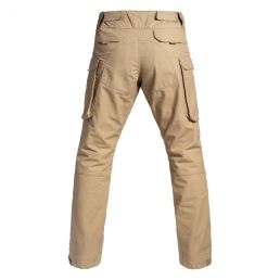 pantalon Fighter coyote, vue de dos, poches cargo latérales, serrage bas de jambe