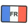 écusson pvc france tricolore 5,5*3,5 velcro