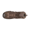 lowa zephyr mk2 gtx mid marron, vue de dessus, laçage complet et col rembourré