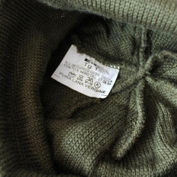 Casquette de l'armée italienne 100% laine vierge