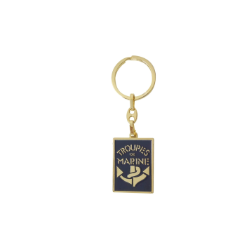 Porte-clé metal Troupes de marine