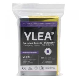 Couverture de survie Or/Argent 140cm*210cm