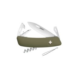 couteau suisse swiza   D03, olive, 11 fonctions