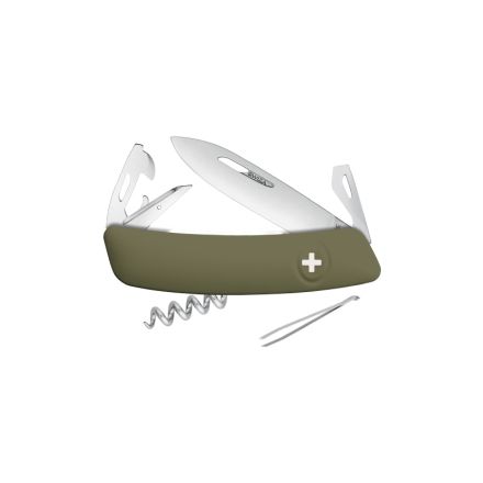 couteau suisse swiza D03, olive, 11 fonctions